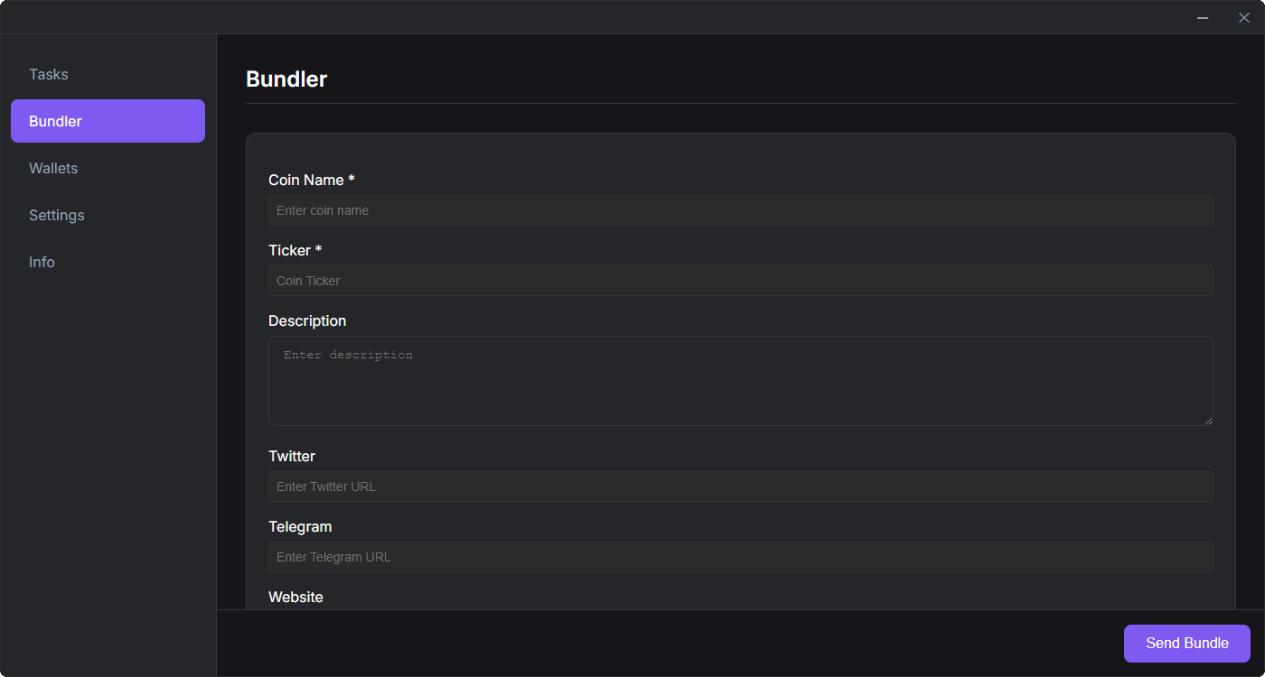 Moon Bundler Distribution