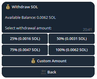 Moon Telegram Withdraw